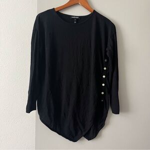Isabella Oliver maternity knit top in black